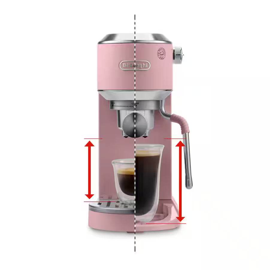 De'Longhi Dedica Duo Coffee Machine (Pink)