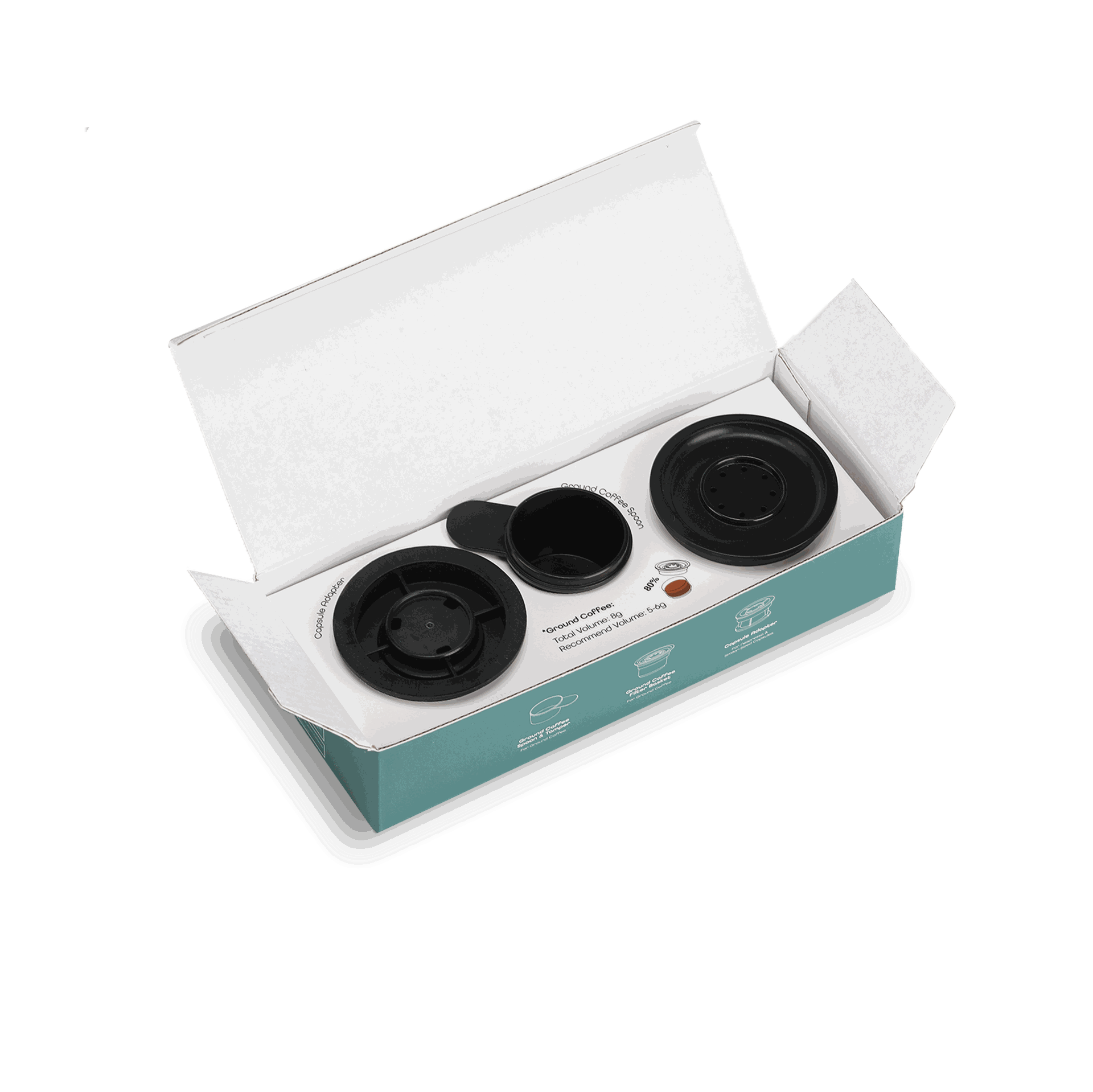 OutIn Nano Portable Espresso Machine Adapters Kit