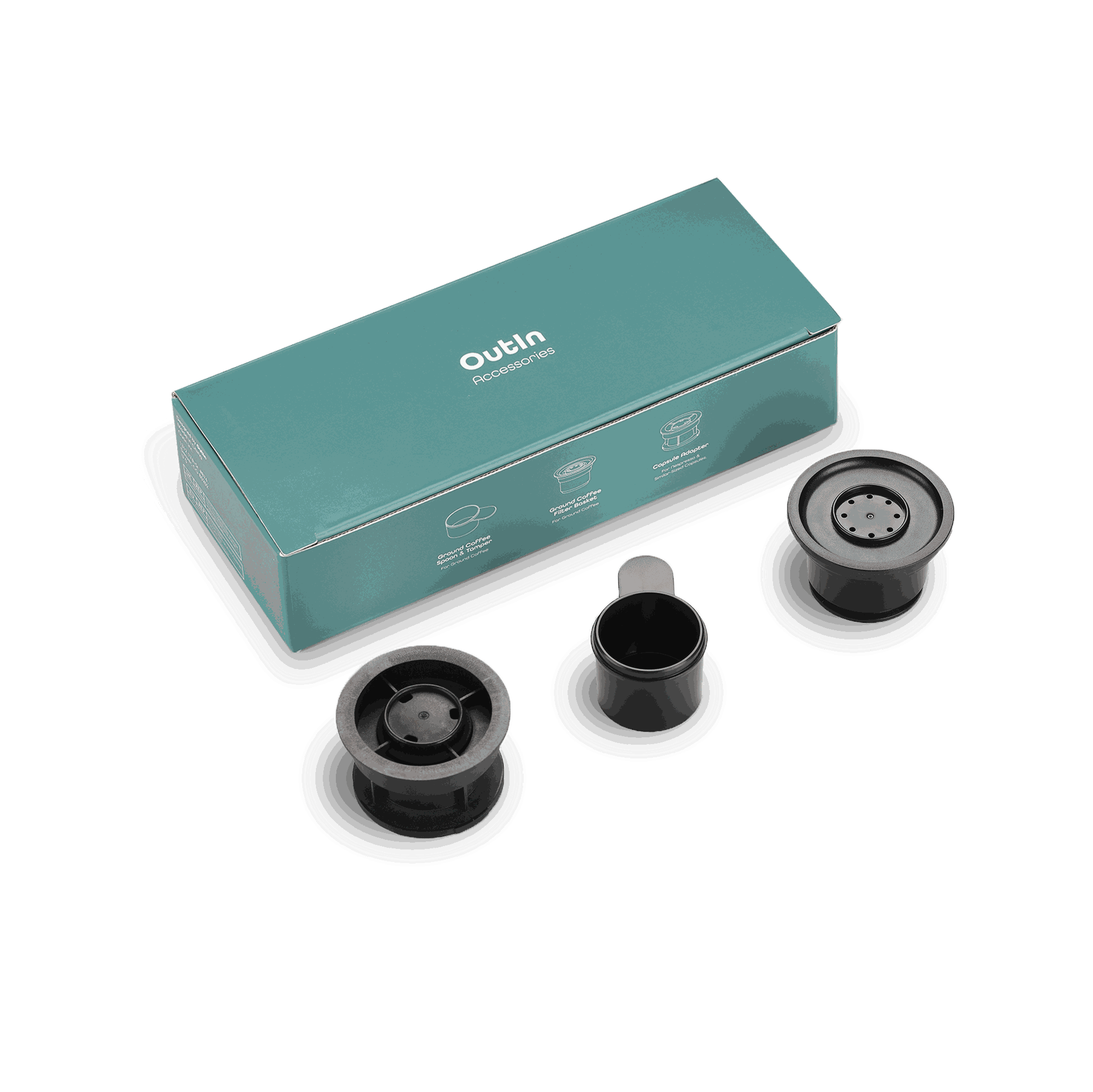 OutIn Nano Portable Espresso Machine Adapters Kit