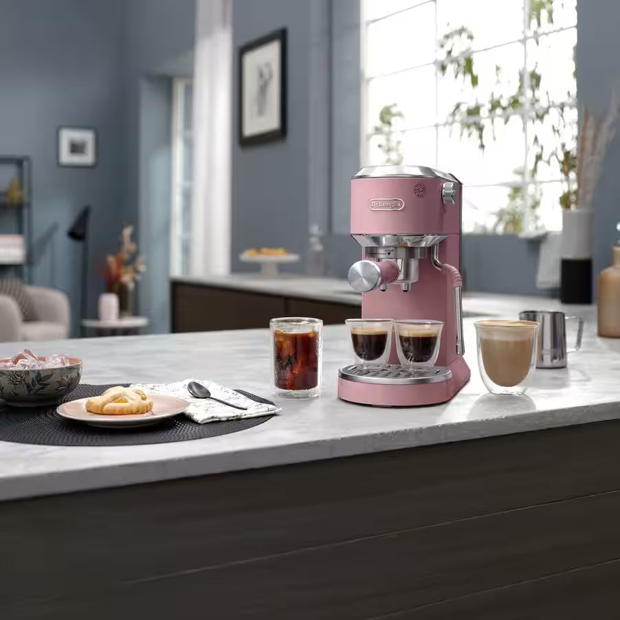 De'Longhi Dedica Duo Coffee Machine (Pink)