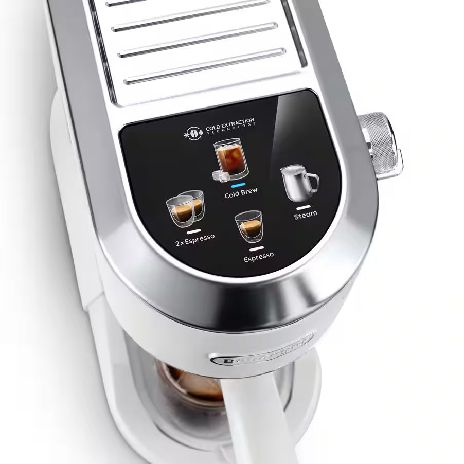 De'Longhi Dedica Duo Coffee Machine (White)