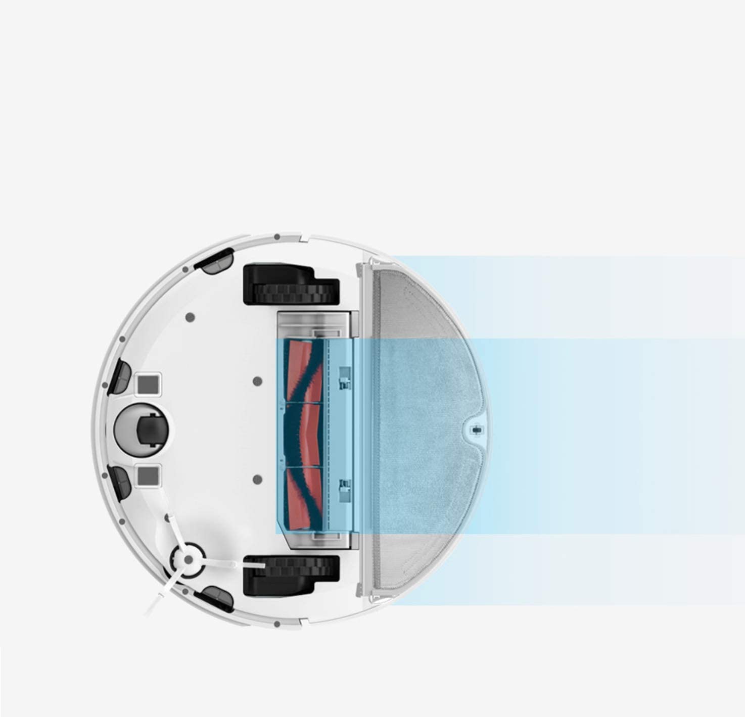 Roborock Microfiber Mop Cloth × 2 for Roborock E25/E35/S5/S6/S5Max/S6Pure/S6MaxV/E4Mop/E5Mop/Q7/Q7Max Robot Vacuum